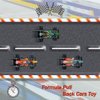 12Pcs F1 Formula Pull Back Cars Toy Number Stickers 3.3:2.1:1.2 Inch Matchbox Cars Crash Resistant Inertia Toy Car Race Cars Toy for Kids Birthday Party Favors