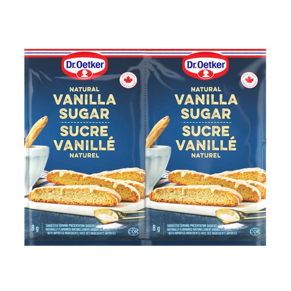 Dr. Oetker Natural Vanilla Sugar, 1.68 Ounce