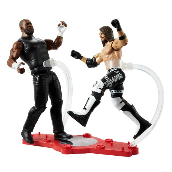 Mattel Jeff Hardy vs AJ Styles Championship Showdown 2-Pack 6-inch Action Figures Friday Night Smackdown Battle Pack for Ages 6 Years Old & Up