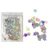10 Grams/Pack - Sliver Middle Finger Gestures Glitter - Festival Rave Beauty Makeup Face Body Nail Art Decoration LB100