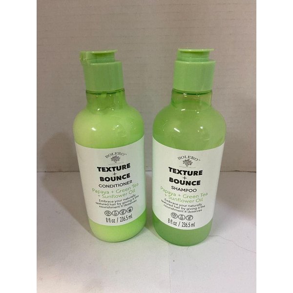 Bolero Beverly Hills Texture + Bounce Conditioner Papaya + Green Tea + Sunflower Oil (2 EA 6.8 oz)