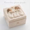 Willow Tree Friendship Keepsake Box, Forever True, Forever Friends, Holds Jewelry and Treasures, Carving of Best Friends or Sisters, Sculpted Hand-Painted Keepsake Box