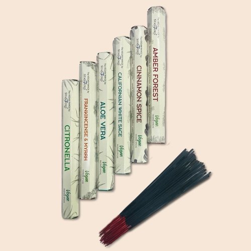 Stamford Exotic Vegan Incense Sticks Variery Pack - 120 Incense Sticks | Exclusive Vegan Range Collection | Best for Meditation,Yoga,Aroma Therapy, Relaxation|