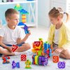 Lydaz Number Bots Toys for Kids, Number Robots Block, Preschool Learning Activities Games Toys, Toddlers Education Math Autism STEM Toys, Classroom Halloween Birthday Gifts for Boys 3 4 5 Years Old