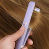 Flat Iron Curler, 25W PTC Straightener And Curling Iron In One Mini Hair Straightener (purple, Us Plug)