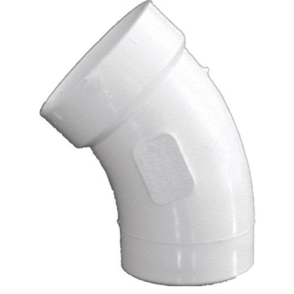 Genova Products 72714 45° Street Elbow Pipe Fitting, 1 1/4"