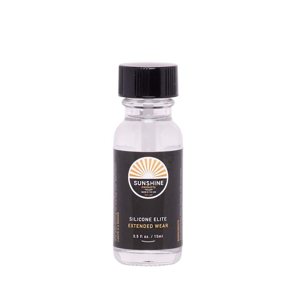 Sunshine Bond Elite Silicone Hair Replacement Adhesive - Extended Hold for Poly and Lace Hairpiece - 3-4 Weeks, Wig, Toupee Systems - Invisible, Waterproof Bonding Glue (.5oz)