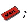 RowithmA Mailbox Flag Front Mount Flag 4" x 2" x 0,4", Stylish Replacement/Great on Brick/Stone Mailbox