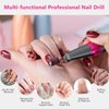OWill Electric Nail Drill Professional,35000RPM Rechargeable Nail Drill Machine with LED Display,Portable Electric Nail File Efile Nail Drill for Salon Home Nail Drill Kits