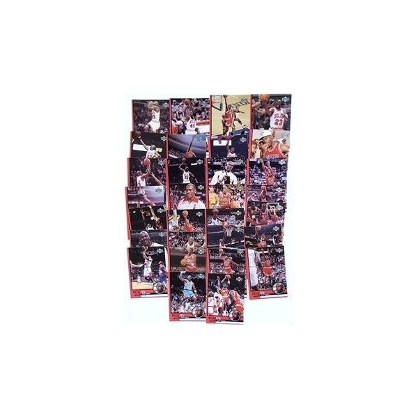 1999 Upper Deck Michael Jordan HUGE Complete 30 Card Tribute Set+Special BONUS UNC Michael Jordan Rookie Card !
