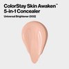 Revlon ColorStay Skin Awaken 5-in-1 Concealer, Lightweight, Creamy Longlasting Face Makeup with Caffeine & Vitamin C, For Imperfections, Dark Circles & Redness, 002 Universal Brightener, 0.27 fl oz