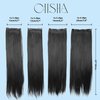 CAISHA XXL 24" 4 pcs Full Head Set Clip in Hair Extensions Hairpiece Heat-Resisting Light Brown CES304