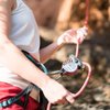 Wild Country Revo Rock Climbing Belay Device - Auto-Locking Belay Device - Gunmetal/Tangerine - One Size