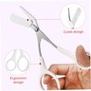 PACKOVE 1 Set Eyebrow Shaping Kit Grooming with Trimmer Scissors Safe Design for Easy Use Stylish Transparent Color Beauty Tool for Eyebrows