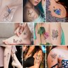 EMOME 700+ Styles Butterfly Temporary Tattoos for Women,112 Sheets Fake Tattoos That Look Real and Last Long,Tiny Waterproof Colorful Butterfly Tattoos and Arm Neck Hand Tattoo Stickers for Adults Girls