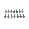 Z Whip Metric 14pc Differential Cover Bolt Kit M8-1.25x20MM Flange Bolts Compatible With 1998-Current Chevrolet GMC Silverado Sierra Tahoe Suburban 10-Bolt 14-Bolt Rear Ends Metric Threads Dodge Ram