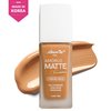 Glam Lux Beauty Amorus Matte Foundation, Full Coverage, Creamy Smooth Made in Korea, K-Beauty, Even Buildable Texture, Patch Free, Easy to Blend, Long Lasting, All Skin Types (Caramel Beige, 1.18 oz)