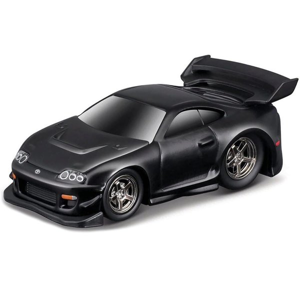 Muscle Machines 1995-97 Supra (MK4) Matt Black 1/64 Diecast Model Car 15585BO