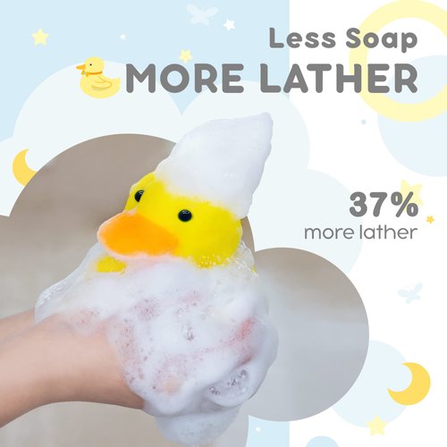 Baby Sponge - Fun Bath Toy for Children - Made of PU Foam, High-Density, High-Absorbent, Safe, and Durable - General Washing, Showering, Bathing, Bubble Bath, and Body Cleaning (Unicorn)