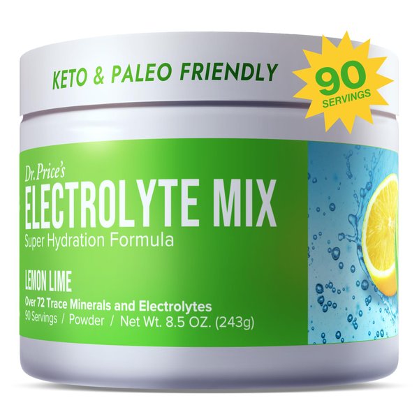 Electrolytes Powder Packets - Electrolytes No Sugar - Hydration Packets - Electrolyte Mix - Keto Electrolytes (30 Packets) Fasting Electrolytes - Water Enhancer, No Tablets, Sports Drink - Lemon-Lime