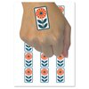 Scandinavian Sunflower Temporary Tattoo Water Resistant Fake Body Art Set Collection - 15 2" Tattoos (1 Sheet)