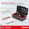 Kiorafoto 36 Slots SD MSD Memory Card Case Holder Water-Resistant Anti-Shock Storage Organizer for 21 SD SDHC SDXC Memory Cards or Switch Game Cards & 15 Microsd TF MSD Cards *2024 Vertical Style