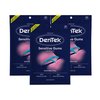 DenTek Comfort Clean Sensitive Gums Floss Picks, Soft & Silky Ribbon, 150 Count, 3 Pack