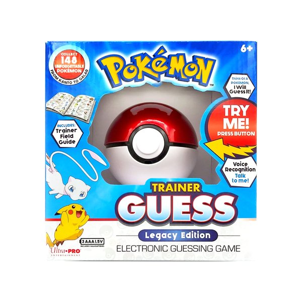Pokemon Trainer Guess Legacy's Edition Toy, I Will Guess It! Electronic Voice Recognition Guessing Brain Game Pokemon Go Digital Travel Board Games Toys