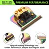 FX707C2 Replacement Blades for All BaBylissPRO FX787 & FX726 Trimmers, GOTTOG Zero-Gapped Replacement Blades Compatible with BaByliss Trimmer Blades (FX707C2) - Mulitcolor