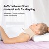 Soft Foam Neck Brace Universal Cervical Collar, Adjustable Neck Support Brace for Sleeping - Relieves Neck Pain and Spine Pressure, Neck Collar After Whiplash or Injury (3" Depth Collar, M)