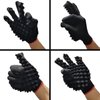 WULI PEACH Hair Curl Sponge Gloves, Magic Curly Barber Curling Twist Sponge Gloves Brush, Hair Brush Sponges for Black Men Curls Natural Hair Women (2pcs)