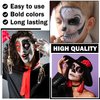 White Face Body Paint Pro Water Based Face Paint Washable for Adults and Kids,Halloween SFX Cosplay Clown Zombie Vampire Skeleton Stage Makeup-White