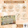 Wavertree & London Sandalwood Patchouli Scented Natural Soap Bar, 7oz Moisturizing French Triple Milled Soap Bar for Women & Men enriched with shea butter - For All Skin Types