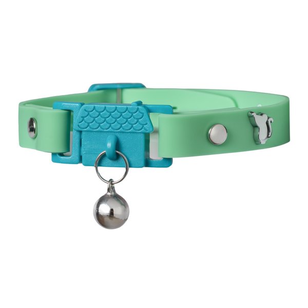 Kittyrama Meadow Cat Collar with Bell. Cat Friendly Award Winner. Approved by Vets and Cat Experts. Breakaway Cat Collars Quick Release. Kitten Collar. Won't Rub Fur. Lightweight, Soft & Comfy