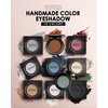 HOOMUSS Burgundy Red Eyeshadow Shimmer Handmade Gothic Eye Sahdow Makeup Palette for Halloween, High Pigmented & Long Lasting, Intense Color Wine Red Matte Eyeshadow (Wine Red)