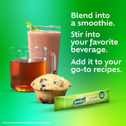 Benefiber Daily Prebiotic Fiber Supplement Powder for Digestive Health, Unflavored - 125 Servings (17.6 Ounces)