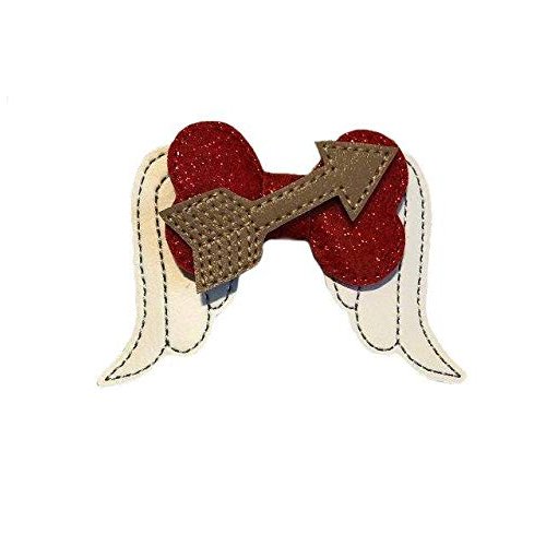 Cupid Vinyl Hair Bow