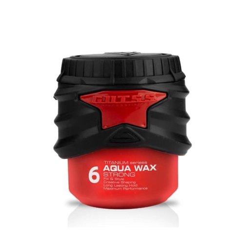 Gutts Professional 6 Titanium seriess Aqua Hair Wax Strong Fix & Style Creative Shaping Long Lasting Hold maximum Performans 150 ml