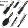 6 Pieces Hair Combs for Women and Man Detangling Hair Brush Styling Comb Set for All Hair,Straight Hair, Curly Hair