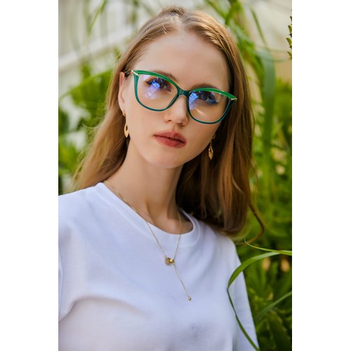 FEISEDY Blue Light Blocking Glasses Computer Glasses Women Men Cateye TR90 Frame B2772