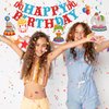 Carnival Birthday Party Decorations, Circus Theme Party Decorations, Carnival Birthday Banner, Carnival Hanging Swirls, Circus Decorations, Carnival Birthday Party Supplies