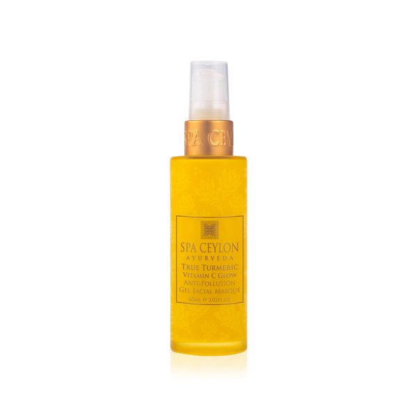 SPA CEYLON True Turmeric Vitamin C Glow Anti Pollution Gel Facial Masque | Natural Exfoliation | Face Mask | Skin Care | Hydrating