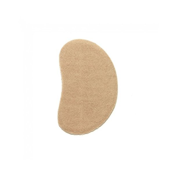 Moleskin Ball of Foot Pads, Kidney Shaped, 100 Metatarsal Pads per Order (4" Wide)