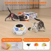 Pawtners Interactive Cat Toy: 4 in 1 Automatic Interactive Kitten Toys for Indoor Cats Rechargeable with Fluttering Butterfly, Track Balls and Ambush Feather