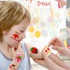 Konsait Strawberry Temporary Tattoos, 96Pcs Berry Sweet Strawberry Shortcake Birthday Party Decorations Tattoos, Strawberry Party Favors & Strawberry Goodie Bag Stuffers, 48 Design