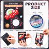 Hungdao 28 Pcs Valentine's Day Gift Card with Space Bouncy Balls Bulk Valentine's Greeting Cards Bouncing Ball Favors for Valentine School Classroom Exchange Gift
