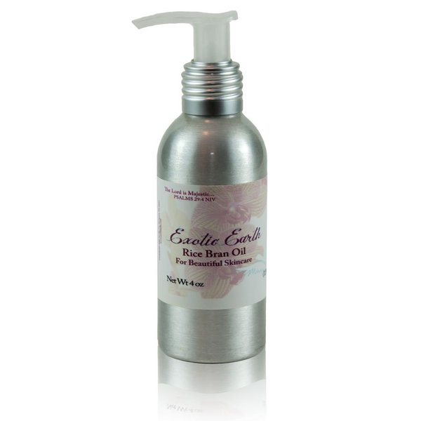 Castle Baths - Exotic Earth Organic Rice Bran Oil for Skin - 4 oz