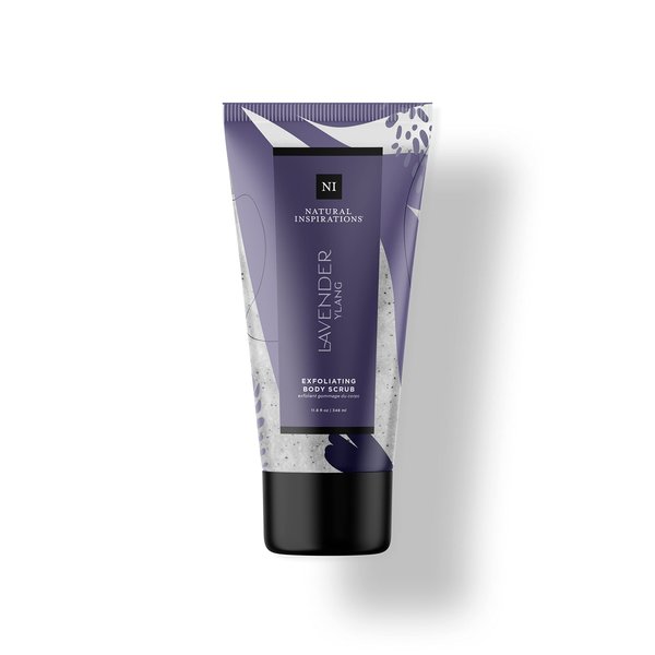 Natural Inspirations Lavender Ylang Exfoliating Face + Body Scrub 6oz