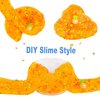 Big Golden Clear Crunchy Slime Pack, Crystal Slime Kit for Kids, Soft Non-Sticky with Honey Scented, Nice Birthday Gift Party Favors for Girls Boys(7oz 200ml)