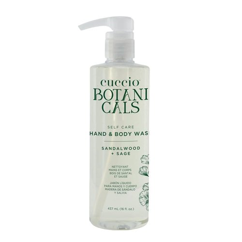 Cuccio Botanicals Hydrating Hand and Body Wash - Sandalwood and Sage - 16 oz